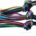 3mm colored metallic elastic cord for packaging and home textiles